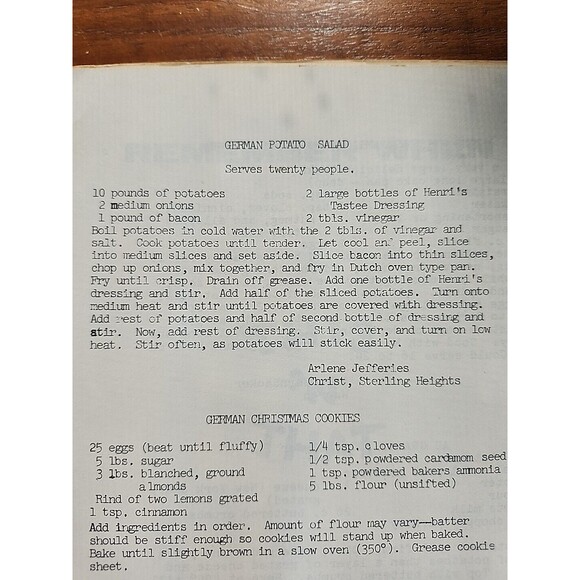 Care Share With Love Recipes Lutheran Social Services of Michigan 1976 Community - Picture 14 of 16